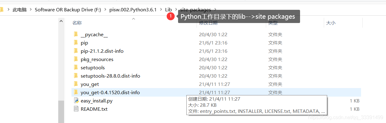 Python·下载的第三方包目录_第三方包