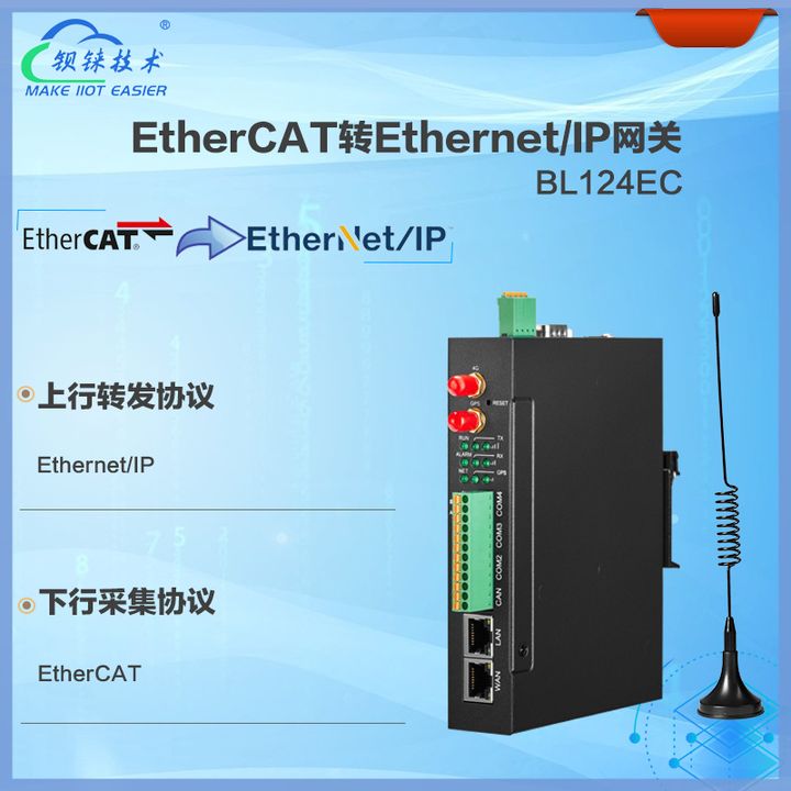 钡铼技术BL124EC网关 EtherCAT转Ethernet/IP有哪些应用场景_Ethernet