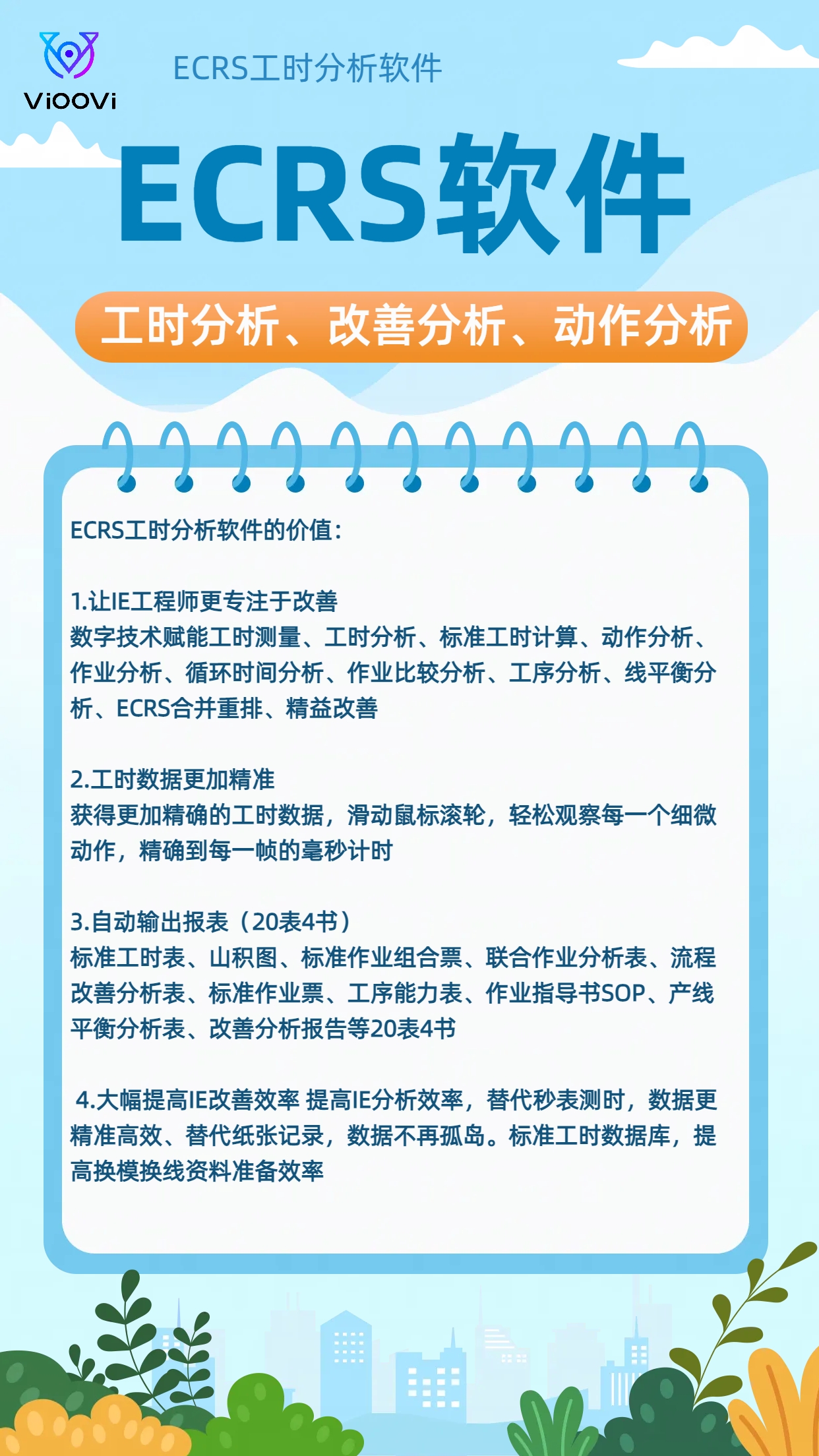 提升生产效率和精益管理：如何有效运用ECRS标准工时管理软件？_VIOOVI_03