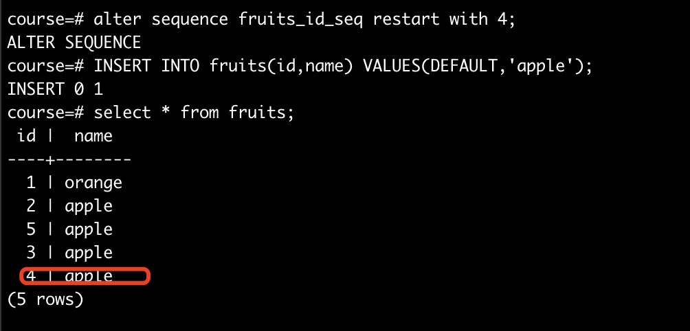 PostgreSQL Serial_SEQUENCE_06