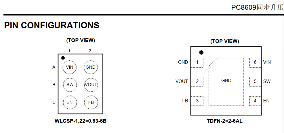PC8609超低功耗同步升压芯片替代SGM66099_低功耗LDO