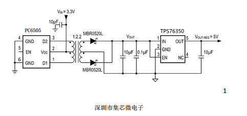 替代SN6505隔离式电源低噪声 1A 变压器驱动器_ide