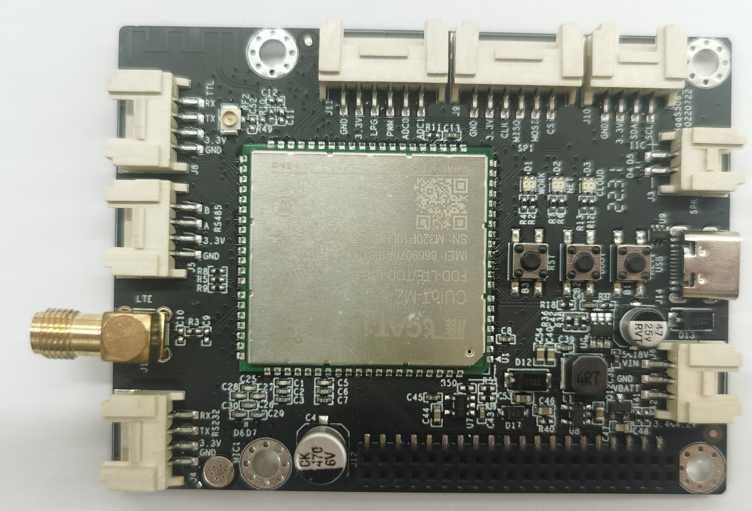 HaaS506 - M320 - 开发板介绍_嵌入式硬件