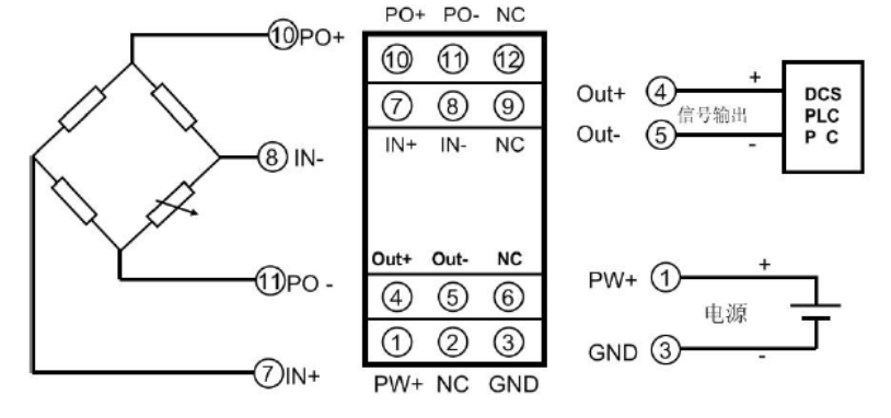 差分信号隔离转换称重传感器压力应变桥信号处理隔离变送器0-10mV/0-20mV/0-±10mV/0-±20mV转0-5V/0-10V/4-20mA_差分信号_05
