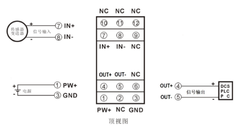 DIN 11 V/F直流电压电流信号转频率脉冲信号变换器隔离转换器放大器_A/D转换器_02