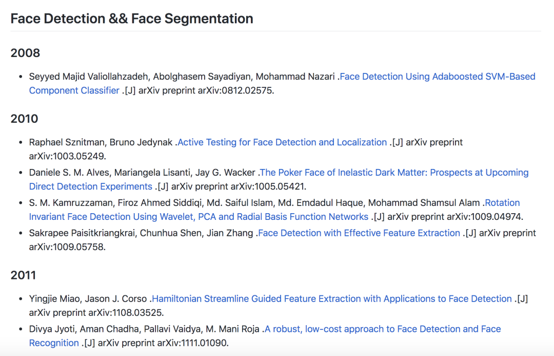 【开源项目】一个GitHub项目，囊括人脸图像要读的重要论文_数据集_02