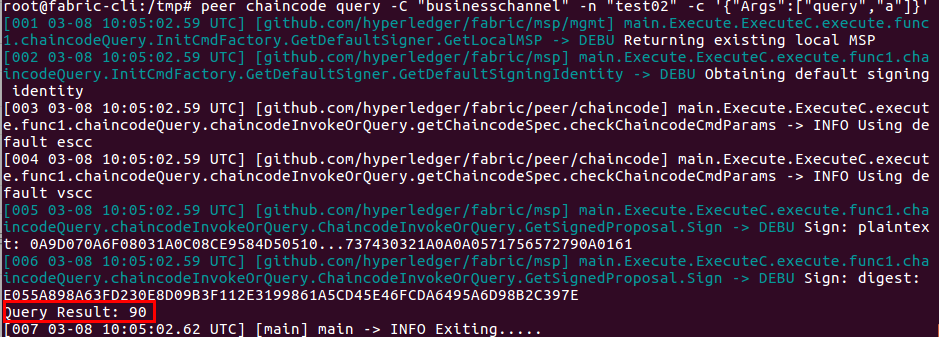 实战：区块链hyperledger fabric 初体验 - 3： 链码实例安装、实例化、调用及代码_区块链_06