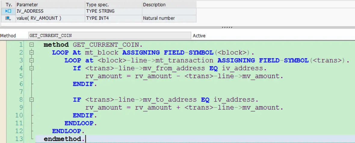 300行ABAP代码实现一个最简单的区块链原型_区块链_24