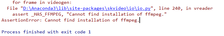 skvideo/scikit-video报错： AssertionError: Cannot find installation of ffmpeg._html