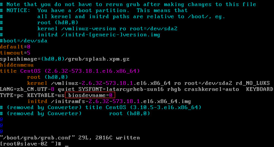 linux系统修改网卡名称为eth0_linux系统修改网卡