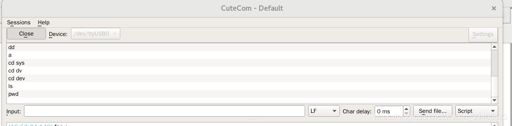 嵌入式：debian9.6上用超级终端（cutecom）_开发板_03