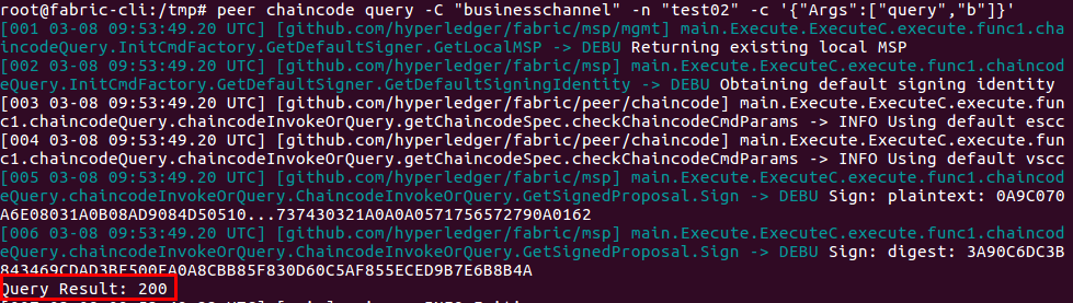 实战：区块链hyperledger fabric 初体验 - 3： 链码实例安装、实例化、调用及代码_fabric _04