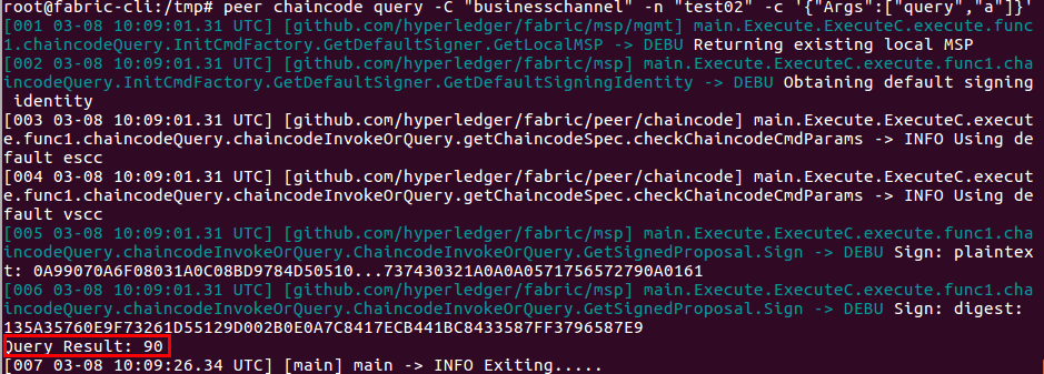 实战：区块链hyperledger fabric 初体验 - 3： 链码实例安装、实例化、调用及代码_hyperledger_07