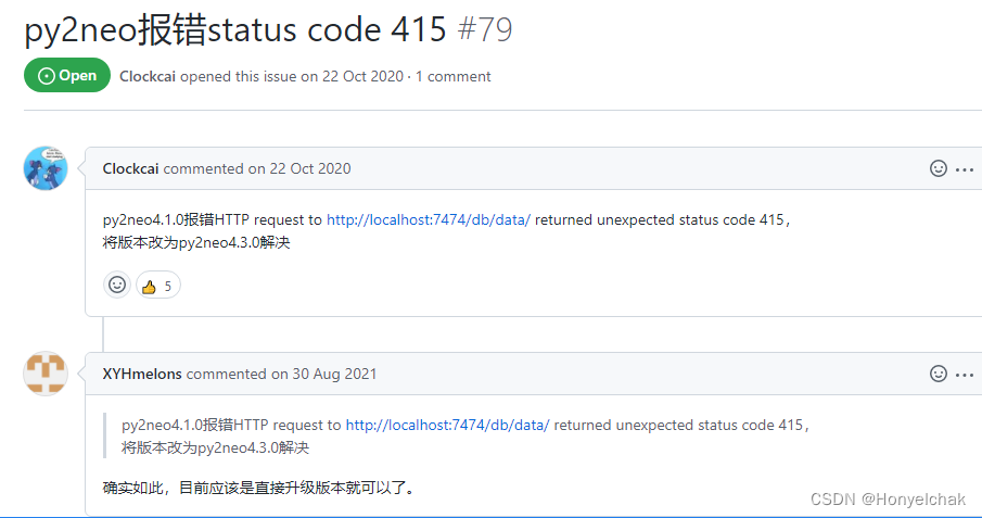 Py2neo HTTP request to http://localhost:7474/db/data/ returned unexpected status code 415_HTTP