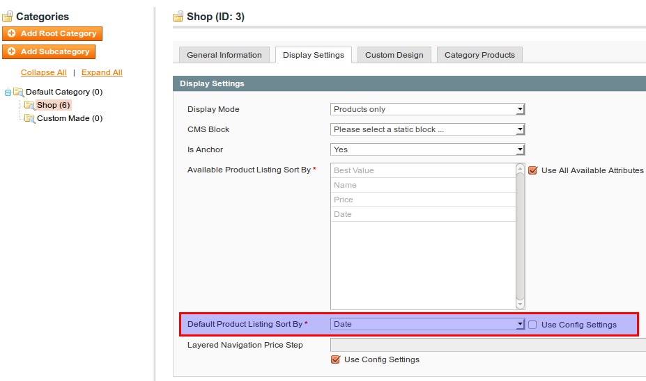 Magento: 设置产品列表默认排序方式 How to sort Magento products by date added as default_html_02