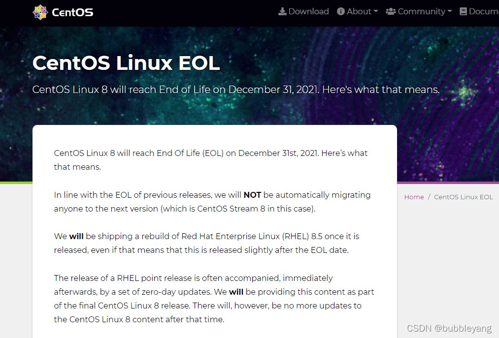 Linux：CentOS 8报错(yum源更新报错_centos_05