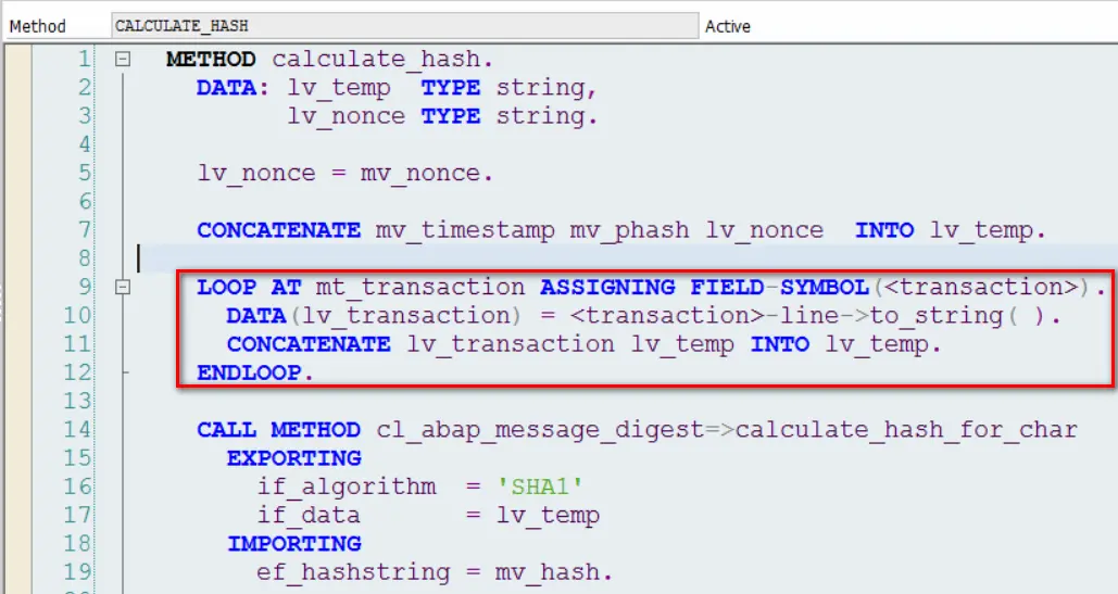 300行ABAP代码实现一个最简单的区块链原型_区块链_20
