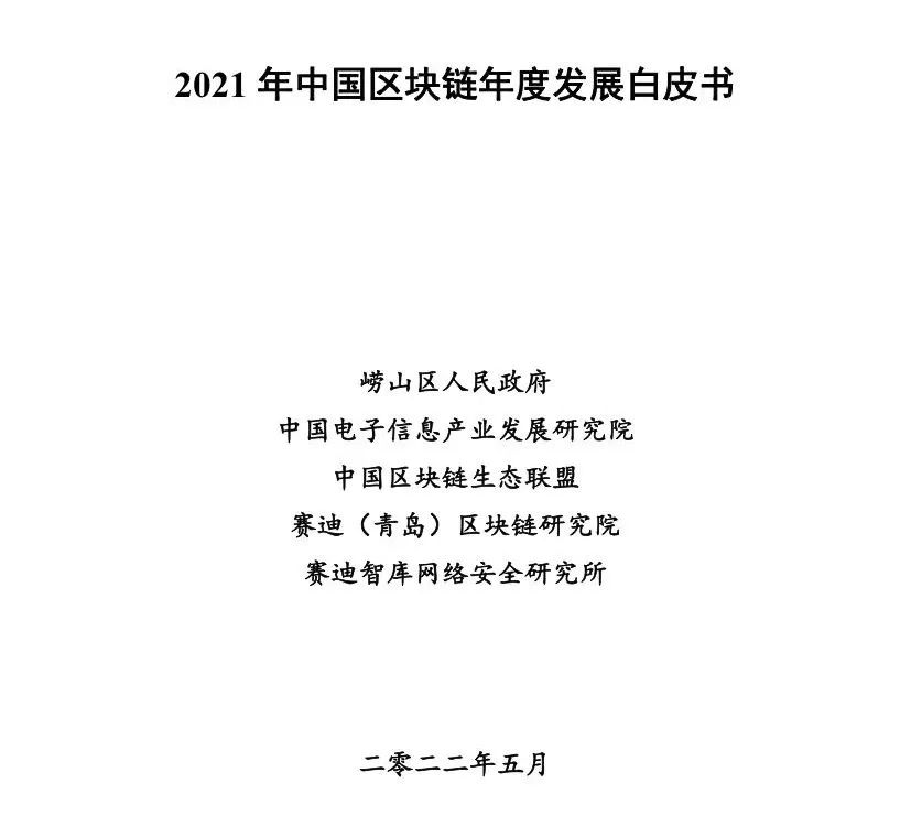 分享|2022中国区块链年度发展白皮书（附PDF）_区块链