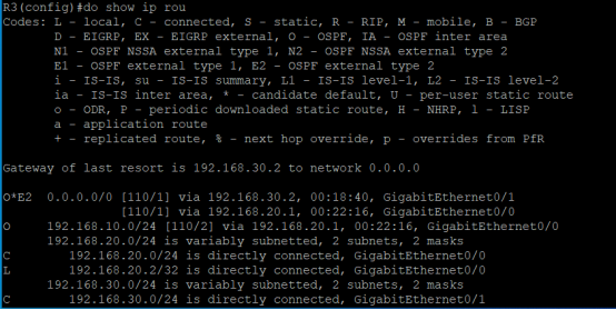 Cisco OSPF注入静态路由_路由表_07