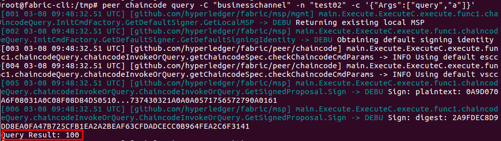 实战：区块链hyperledger fabric 初体验 - 3： 链码实例安装、实例化、调用及代码_hyperledger_03