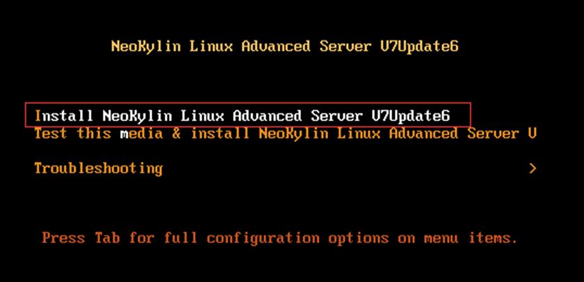 NeoKylin V7U6系统安装_linux_02