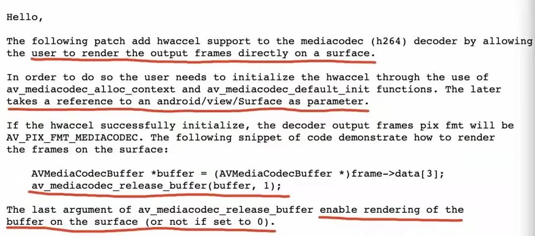 FFmpeg 调用 MediaCodec 硬解码到 Surface 上_数据