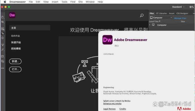 Adobe Dreamweaver 2021 Mac「支持M1芯片版DW」中文直装版下载_Mac