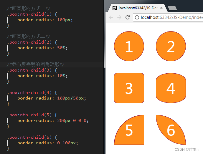 CSS3属性详解（一）文本 盒模型中的 box-ssize 属性 处理兼容性问题：私有前缀 边框 背景属性 渐变 前端开发入门笔记（七）_圆角_05