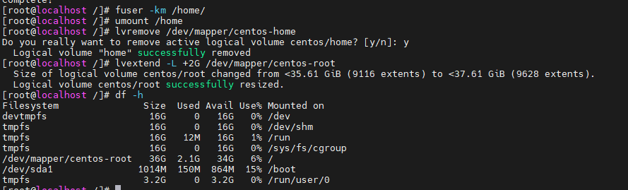 centos home空间分给root_文件系统_03
