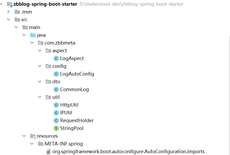 SpringBoot Starter 自定义配置类，实现日志记录_spring