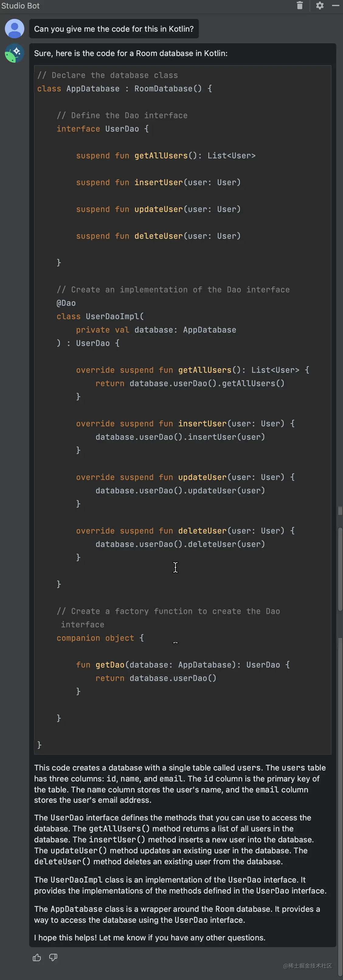 Studio Bot - 让 AI 帮我写 Android 代码_Android_06