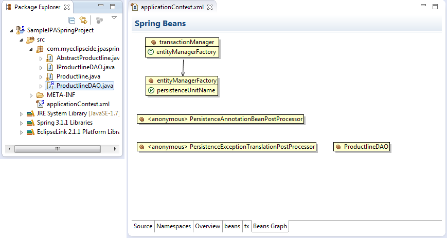 「Java开发指南」如何在MyEclipse中使用JPA和Spring管理事务？（一）_myeclipse_07