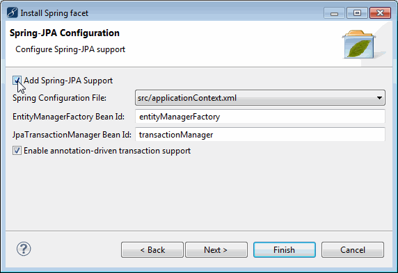 「Java开发指南」如何在MyEclipse中使用JPA和Spring管理事务？（一）_spring_03