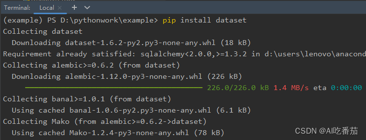 python使用dataset快速使用SQLite_开发语言
