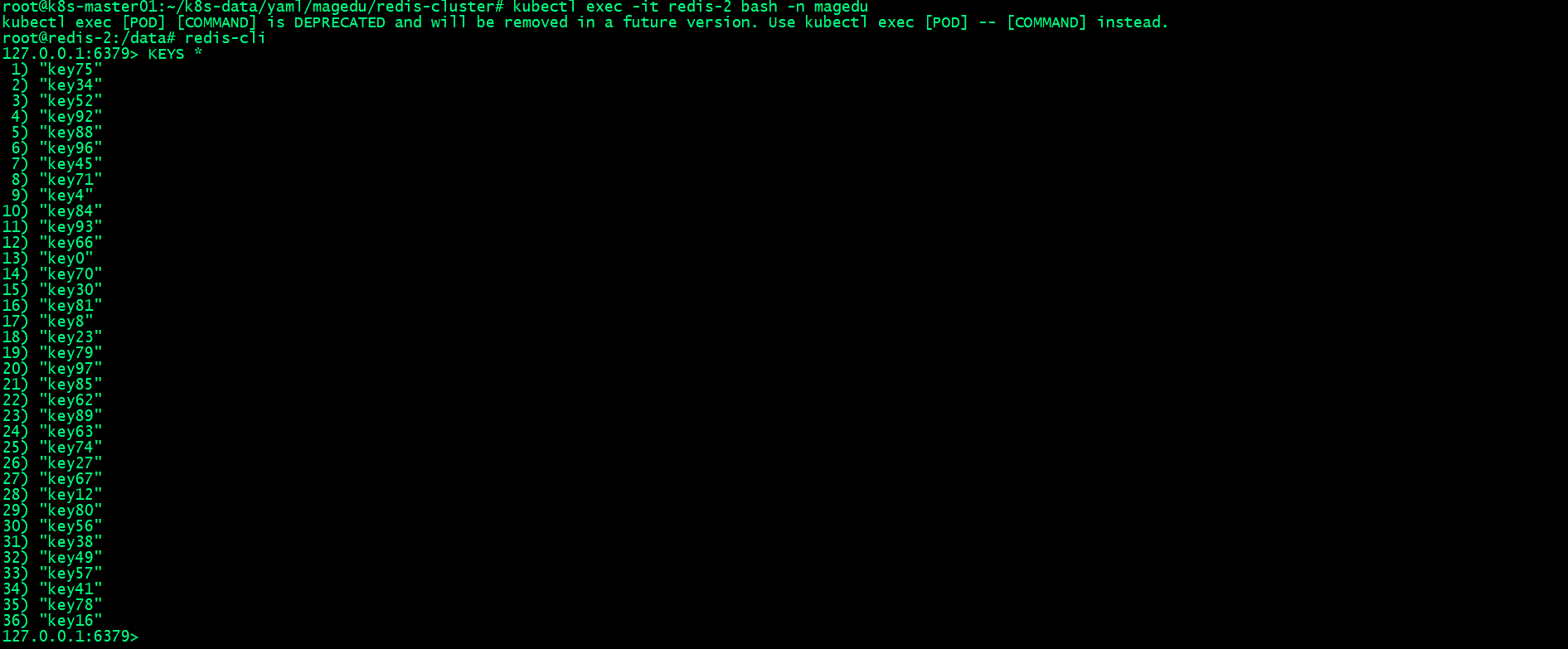 k8s实战案例之部署redis cluster（设置密码版）_ubuntu_11