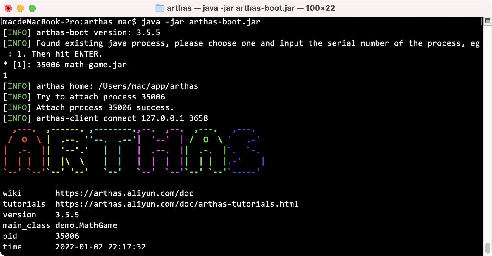 ​​Java应用诊断利器——Arthas 快速入门_JVM_04