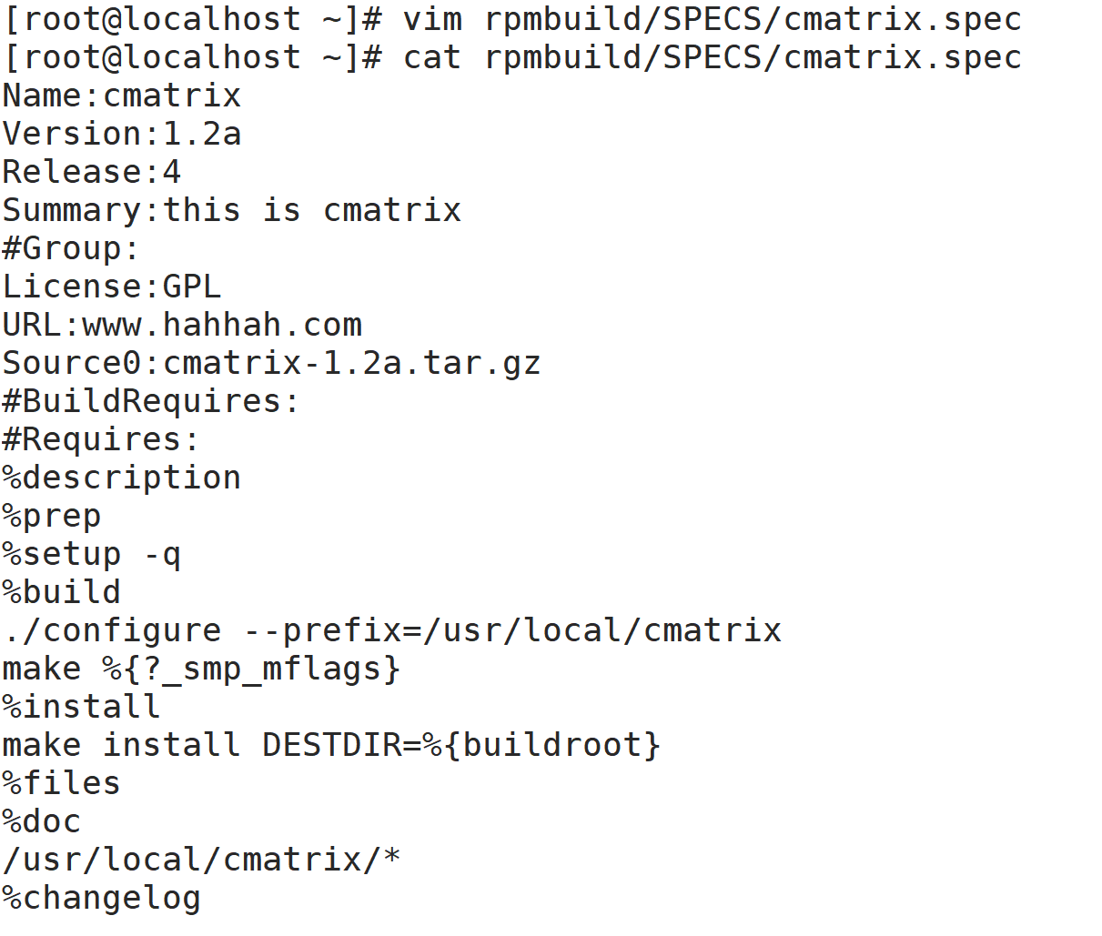 linux中将源码包打包成rpm包_.net_04