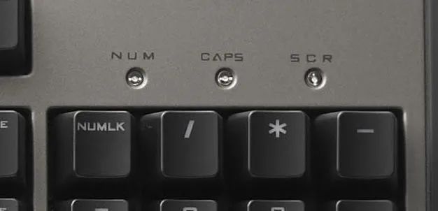 键盘上的三个灯有什么作用？_公众号