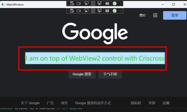 wpf  覆盖元素在webview2之上_Windows