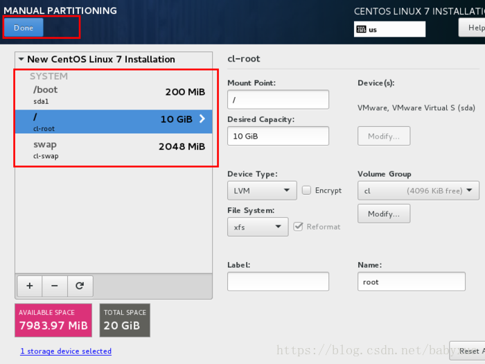 VMware安装Centos7超详细过程(图文)_CentOS_32