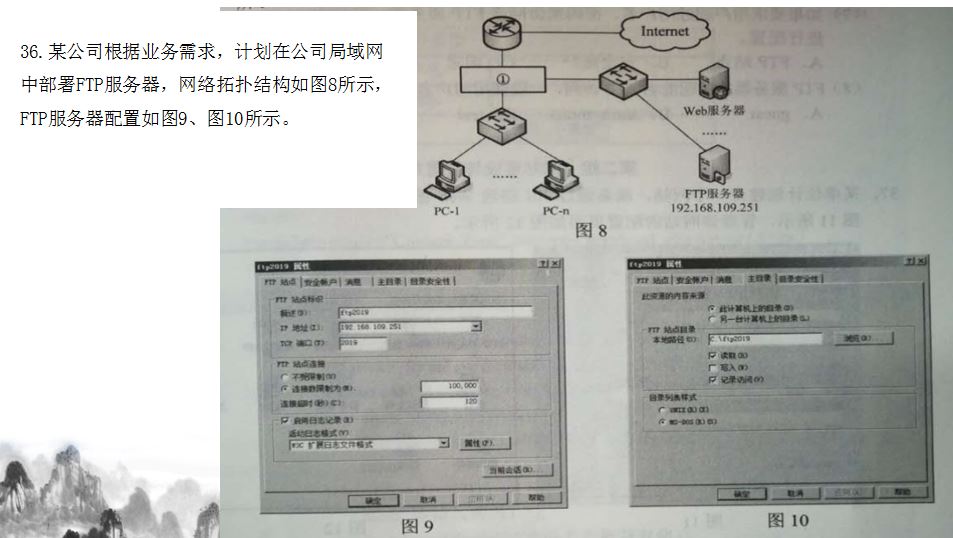 2019年湖南省对口高考计算机应用类《网络》部分试题分析_网络试题_13