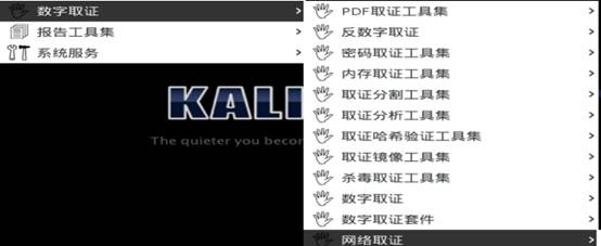 Kali Linux渗透测试实战 1.1 Kali Linux简介_工具集_36