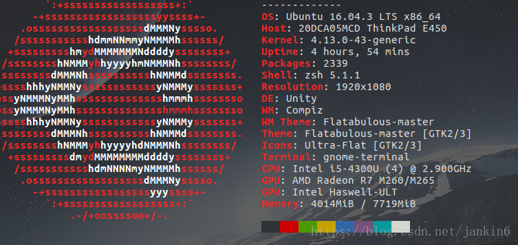 ubuntu 安装Neofetch个性化显示Linux系统信息_Linux
