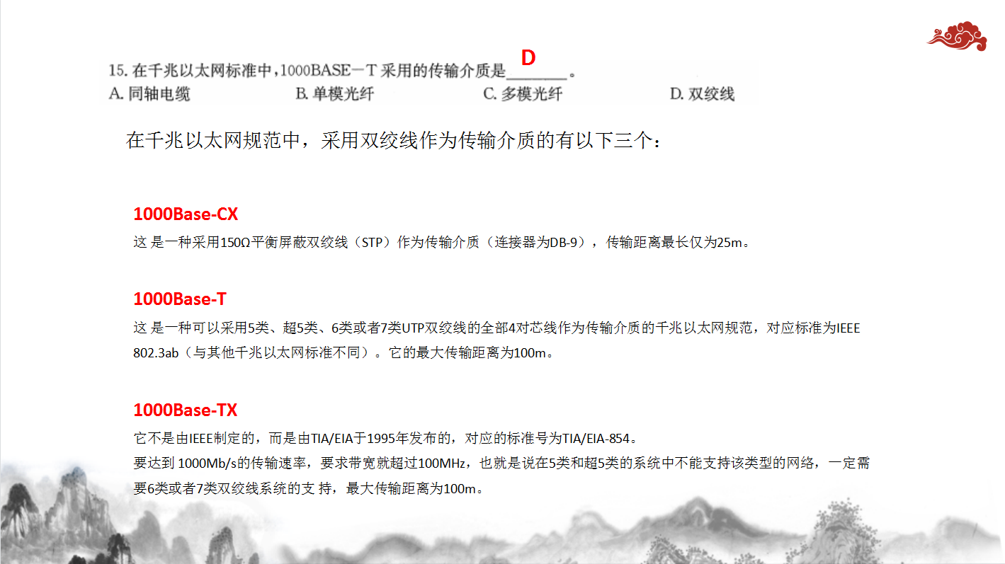 2022年湖南省对口高考计算机应用类《网络》部分试题分析_对口高考   网络    试题_04