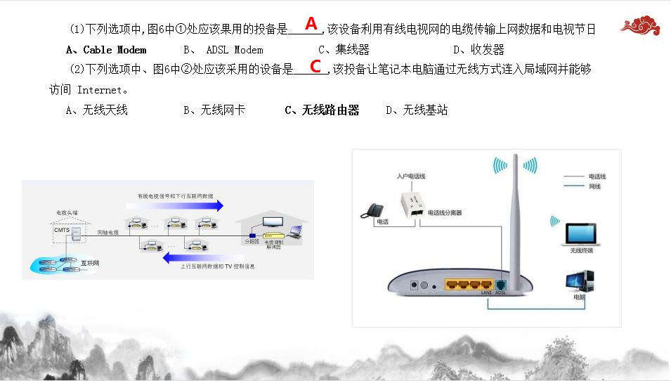 2019年湖南省对口高考计算机应用类《网络》部分试题分析_网络试题_11