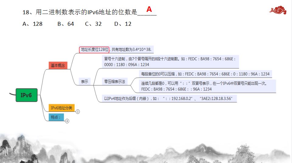 2019年湖南省对口高考计算机应用类《网络》部分试题分析_网络试题_07