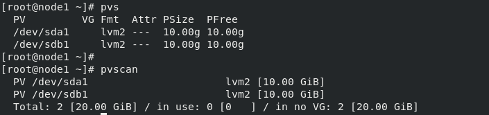 关于菜鸡学习RHEL8的一些小笔记--->LVM逻辑卷_文件系统_07