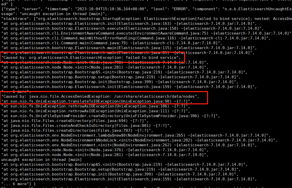 "Caused by: java.nio.file.AccessDeniedException: /usr/share/elasticsearch/data/nodes_elasticsearch
