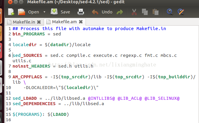 开源项目管理：使用automake 各组件的关联_makefile_05