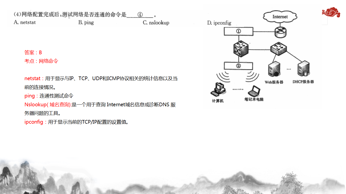 2022年湖南省对口高考计算机应用类《网络》部分试题分析_对口高考   网络    试题_14